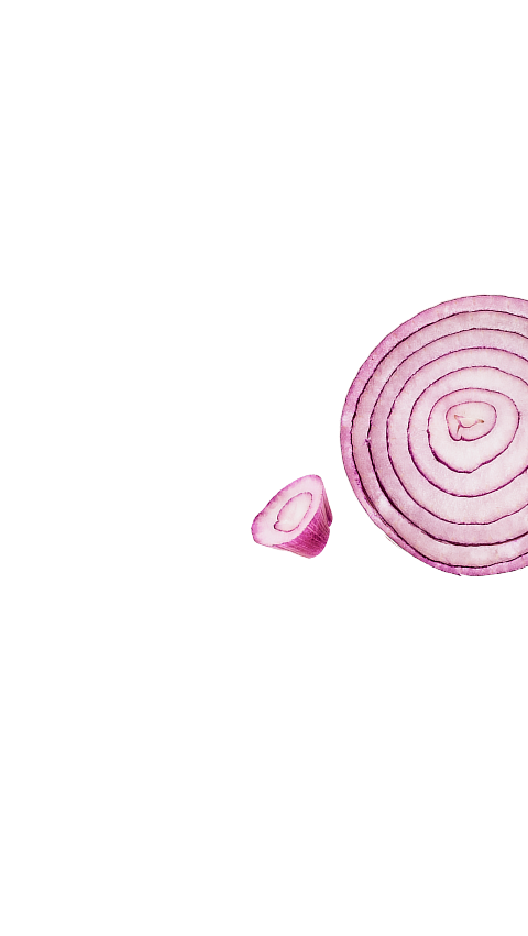 sliced red onion