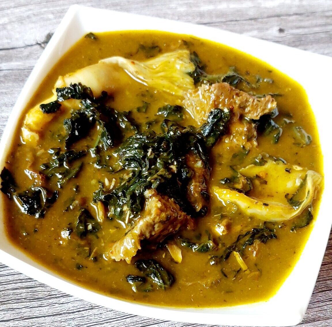 Ofe onugbu (Bitterleaf Soup) - ProVeg Nigeria