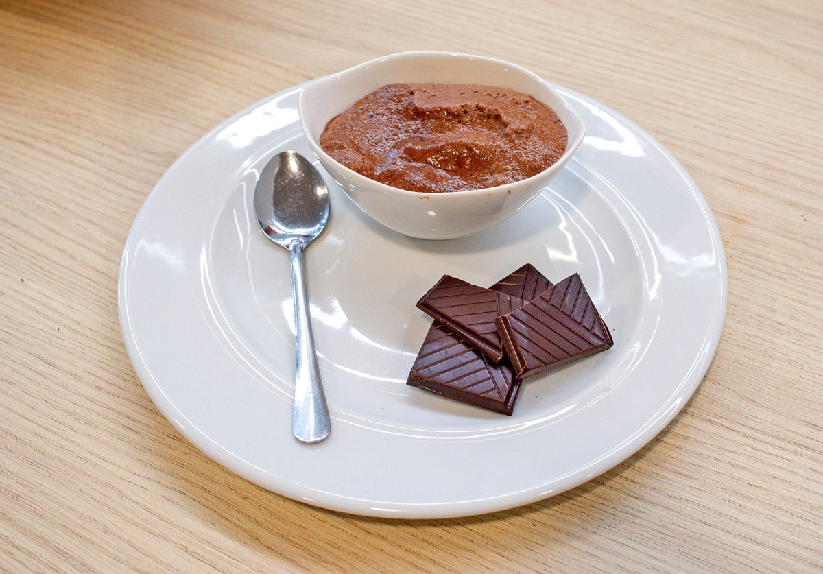 Mousse de Chocolate (com aquafaba)