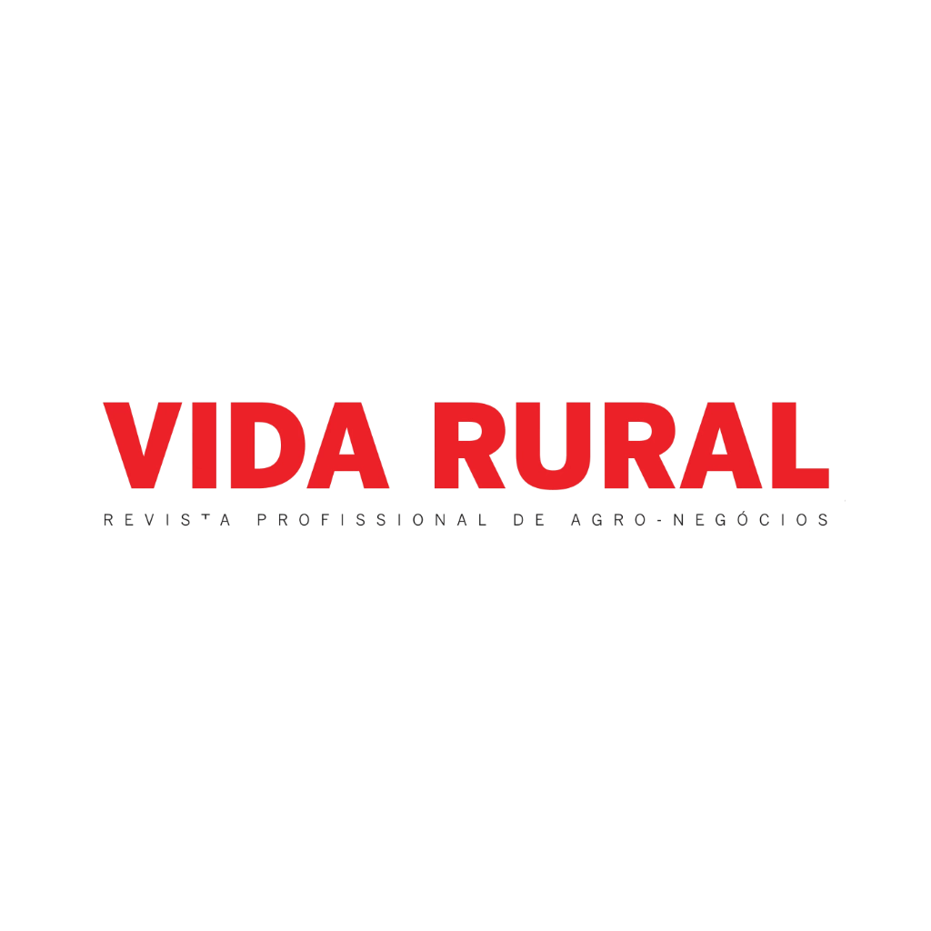 Logotipo com “VIDA RURAL” em letras vermelhas em negrito acima de “REVISTA PROFISSIONAL DE AGRO-NEGÓCIOS”, em texto cinza menor, sobre fundo branco, abordando temas como a promoção do consumo de proteína vegetal e destacando iniciativas como refeições vegetais em cantinas públicas e o papel das leguminosas em Portugal.