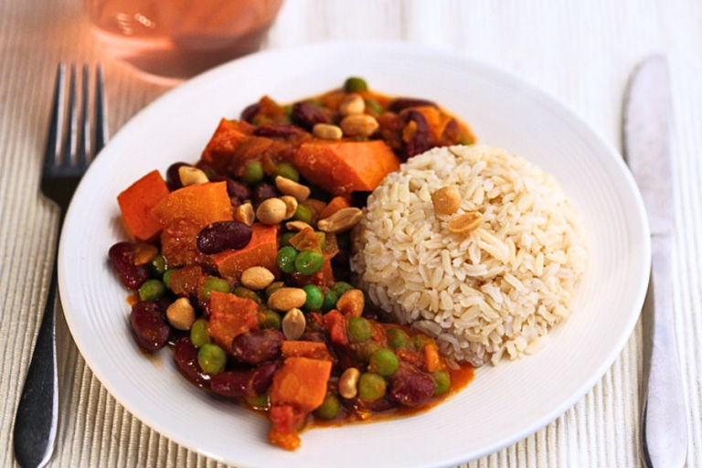 Pumpkin chickpea curry